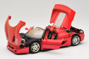 Ferrari F50 Kabriolets Monza Red Standox Bburago 1:18 ST01 Metāls — attēls 2 no 8
