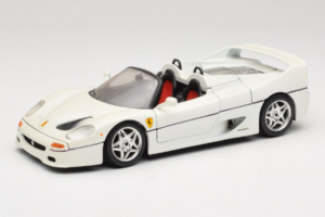 Ferrari F50 Kabriolets Balts Bburago 1:18 3352-W1 Metāls