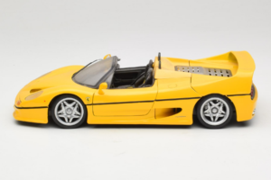Ferrari F50 Kabriolets Dzeltens Maisto 1:18 50246-Y1 Metāls — attēls 4 no 8