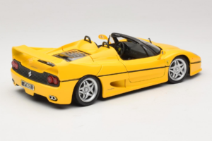 Ferrari F50 Kabriolets Shell Dzeltens Maisto 1:18 3076-Y2 Metāls — attēls 3 no 8