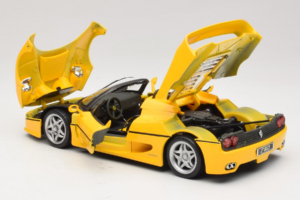 Ferrari F50 Kabriolets Shell Dzeltens Maisto 1:18 3076-Y2 Metāls — attēls 5 no 8