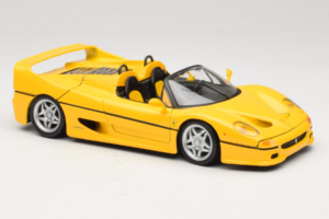 Ferrari F50 Kabriolets Shell Dzeltens Maisto 1:18 3076-Y2 Metāls — attēls 6 no 8