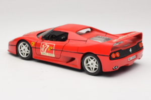 Ferrari F50 Coupe #50 50 Jahre Ferrari Sarkans Bburago 1:18 3352-P2 Metāls — attēls 7 no 8