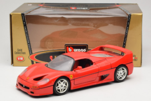 Ferrari F50 Coupe Sarkans Bburago 1:18 3382 Metāls — attēls 8 no 8