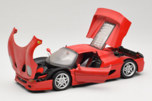 Ferrari F50 Coupe Shell Sarkans Maisto 1:18 3076-R1 Metāls — attēls 2 no 8