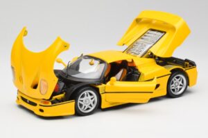 Ferrari F50 Giallo Modena Maisto 1:18 F50001 Metāls — attēls 2 no 8