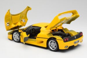 Ferrari F50 Giallo Modena Maisto 1:18 F50001 Metāls — attēls 5 no 8