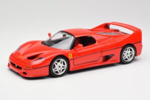 Ferrari F50 Hardtop Sarkans Bburago 1:18 3362 Metāls