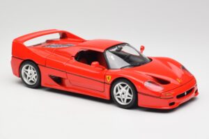 Ferrari F50 Hardtop Sarkans Bburago 1:18 3362 Metāls — attēls 6 no 8