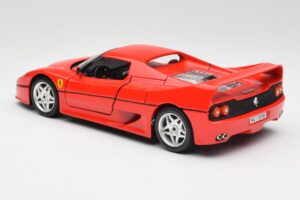 Ferrari F50 Hardtop Sarkans Bburago 1:18 3362 Metāls — attēls 7 no 8