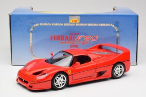 Ferrari F50 Hardtop Sarkans Bburago 1:18 3362 Metāls — attēls 8 no 8