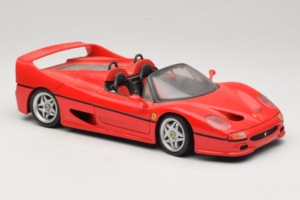 Ferrari F50 Spider Sarkans Shell Maisto 1:18 3076-M1 Metāls — attēls 6 no 8