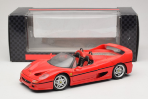 Ferrari F50 Spider Sarkans Shell Maisto 1:18 3076-M1 Metāls — attēls 8 no 8