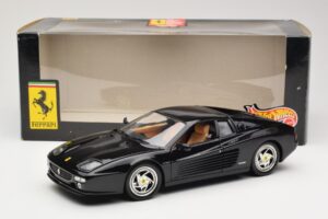 Ferrari F512M Melns Hot Wheels 1:18 23922 Metāls — attēls 8 no 8