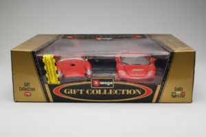 Ferrari Gift Set 250 Testa Rossa & 360 Modena Challenge Sarkans Bburago 1:18 GC001 Metāls — attēls 2 no 2