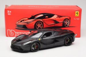 Ferrari LaFerrari F150 Matte Black Bburago 1:18 18-16901BK Metāls — attēls 8 no 8