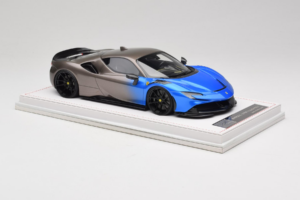 Ferrari SF90 Novitec Blue Grey Metallic IVY 1:18 REMC029 Sveķi — attēls 4 no 7