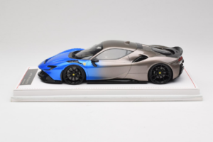 Ferrari SF90 Novitec Blue Grey Metallic IVY 1:18 REMC029 Sveķi