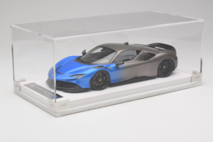 Ferrari SF90 Novitec Blue Grey Metallic IVY 1:18 REMC029 Sveķi — attēls 6 no 7