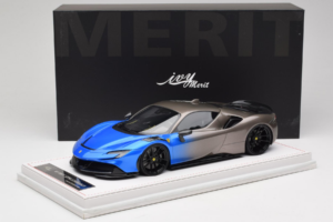 Ferrari SF90 Novitec Blue Grey Metallic IVY 1:18 REMC029 Sveķi — attēls 7 no 7
