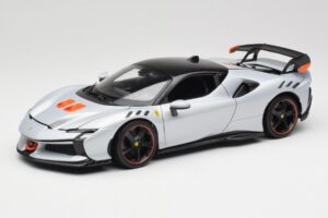Ferrari SF90 XX Stradale Arctic White Bburago 1:18 18-16020W Metāls