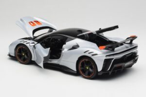 Ferrari SF90 XX Stradale Arctic White Bburago 1:18 18-16020W Metāls — attēls 5 no 8