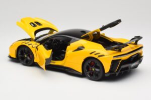 Ferrari SF90 XX Stradale Giallo Modena Bburago 1:18 18-16020Y Metāls — attēls 5 no 8