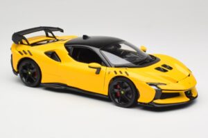 Ferrari SF90 XX Stradale Giallo Modena Bburago 1:18 18-16020Y Metāls — attēls 6 no 8