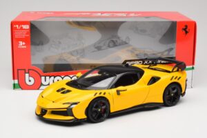 Ferrari SF90 XX Stradale Giallo Modena Bburago 1:18 18-16020Y Metāls — attēls 8 no 8