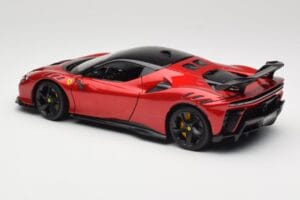 Ferrari SF90 XX Stradale Magma Red Bburago 1:18 18-16020R Metāls — attēls 7 no 8