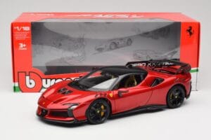 Ferrari SF90 XX Stradale Magma Red Bburago 1:18 18-16020R Metāls — attēls 8 no 8