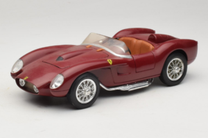 Ferrari Testa Rossa Tumši Sarkans Shell Shell 1:18 40026 Metāls