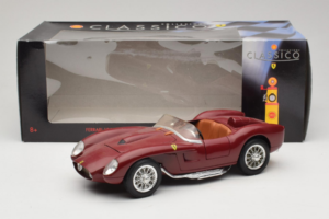 Ferrari Testa Rossa Tumši Sarkans Shell Shell 1:18 40026 Metāls — attēls 8 no 8