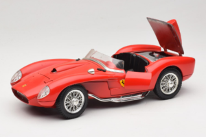 Ferrari 250 Testa Rossa Sarkans Bburago 1:18 3007-P2 Metāls — attēls 2 no 8