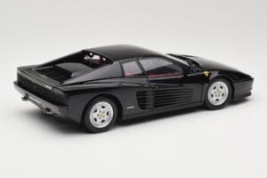 Ferrari Testarossa Melns Kyosho 1:18 08425BK Metāls — attēls 3 no 8