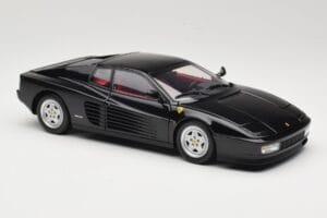 Ferrari Testarossa Melns Kyosho 1:18 08425BK Metāls — attēls 6 no 8