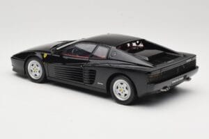 Ferrari Testarossa Melns Kyosho 1:18 08425BK Metāls — attēls 7 no 8
