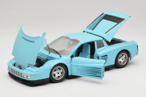 Ferrari Testarossa Borsenmodell 1997 Ierobežots Izdevums Zils Bburago 1:18 B002 Metāls — attēls 2 no 8