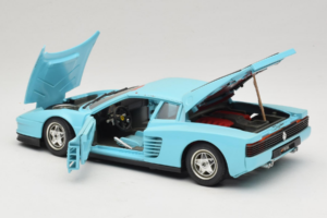 Ferrari Testarossa Borsenmodell 1997 Ierobežots Izdevums Zils Bburago 1:18 B002 Metāls — attēls 5 no 8