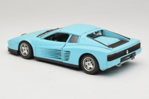 Ferrari Testarossa Borsenmodell 1997 Ierobežots Izdevums Zils Bburago 1:18 B002 Metāls — attēls 7 no 8