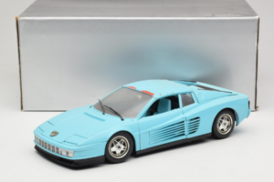 Ferrari Testarossa Borsenmodell 1997 Ierobežots Izdevums Zils Bburago 1:18 B002 Metāls — attēls 8 no 8