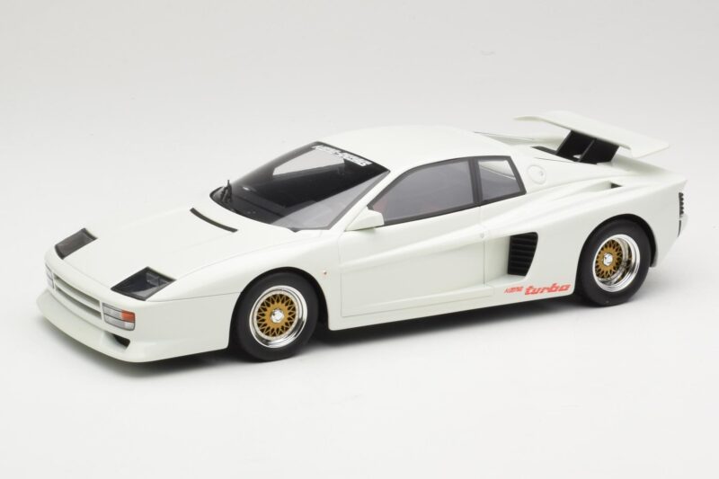 Ferrari Testarossa Koenig Specials Bi-Turbo Balts GT Spirit 1:18 KJ012 Sveķi
