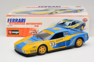 Ferrari Testarossa Bburago 1:18 7019 Metāls — attēls 8 no 8
