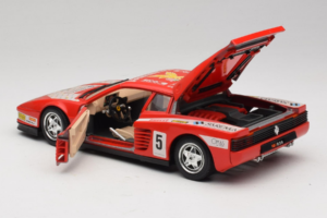 Ferrari Testarossa Brummel #5 Sarkans 1984 Bburago 1:18 3004-P1 Metāls — attēls 5 no 8