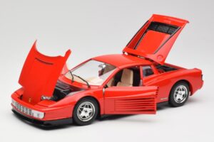Ferrari Testarossa Sarkans Bburago 1:18 3019 Metāls — attēls 2 no 8