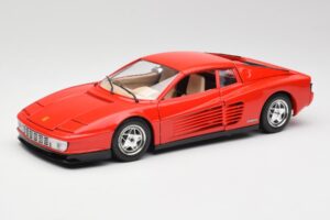 Ferrari Testarossa Sarkans Bburago 1:18 3019 Metāls