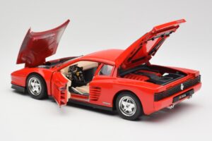 Ferrari Testarossa Sarkans Bburago 1:18 3019 Metāls — attēls 5 no 8