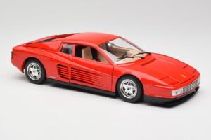 Ferrari Testarossa Sarkans Bburago 1:18 3019 Metāls — attēls 6 no 8