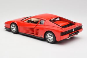 Ferrari Testarossa Sarkans Bburago 1:18 3019 Metāls — attēls 7 no 8