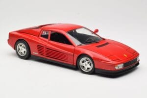 Ferrari Testarossa Sarkans Hot Wheels 1:18 23918 Metāls — attēls 6 no 8